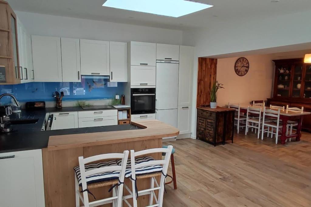 Maison Spacieuse 50 M De La Plage Ouistreham Exteriör bild